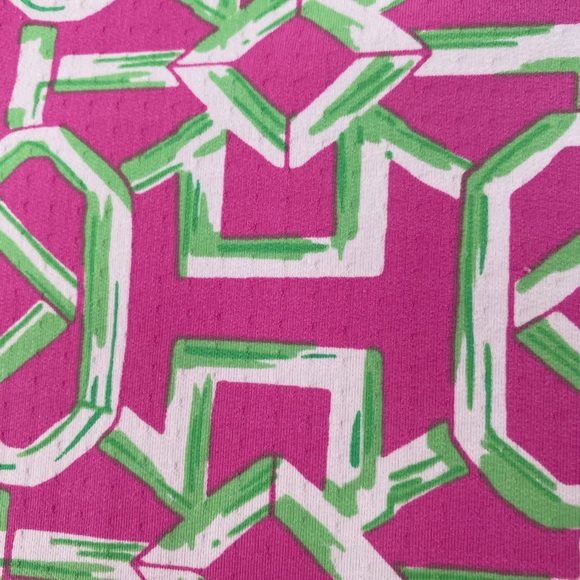 Icikuls ICIKULS Pink & Green Long Sleeve Sun Shirt Top size Small - Picture 8 of 13